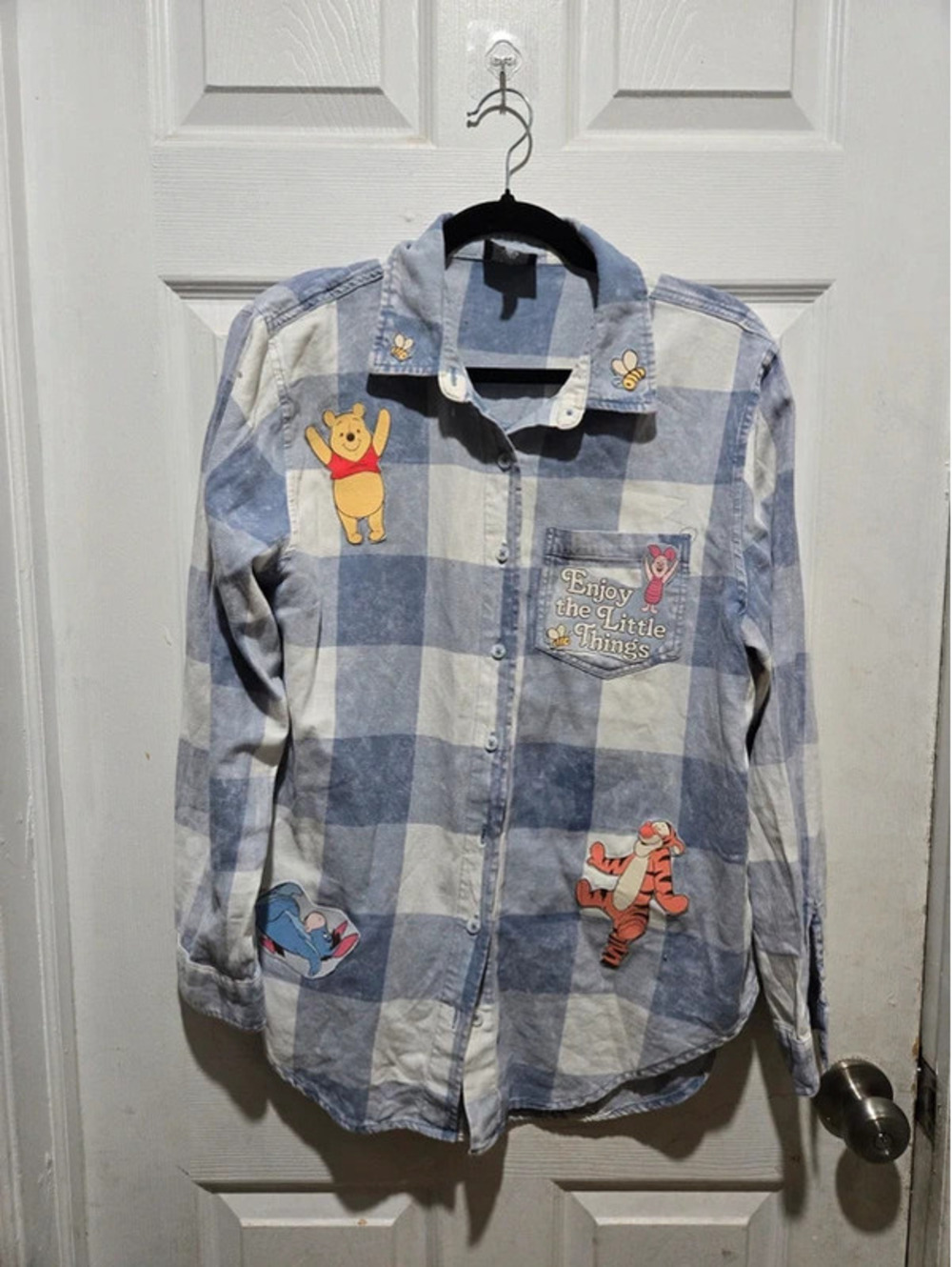 Upcycled shirt winnie the pooh size s oversized